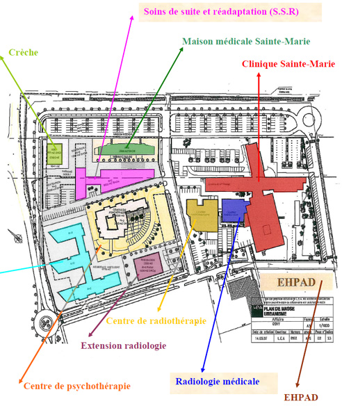 Plan Clinique Sainte Marie